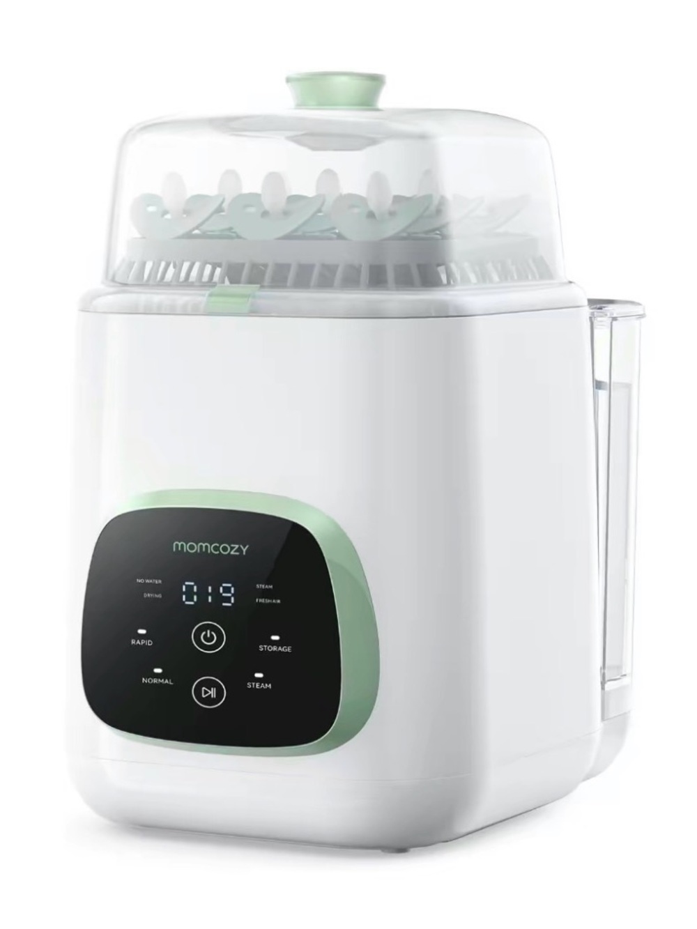 Momcozy White Baby Bottle Sterilizer & Dryer